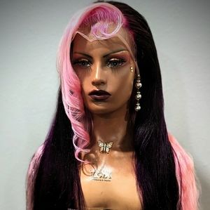 32IN CUSTOM MADE HUMAN HAIR LACE FRONTAL WIG